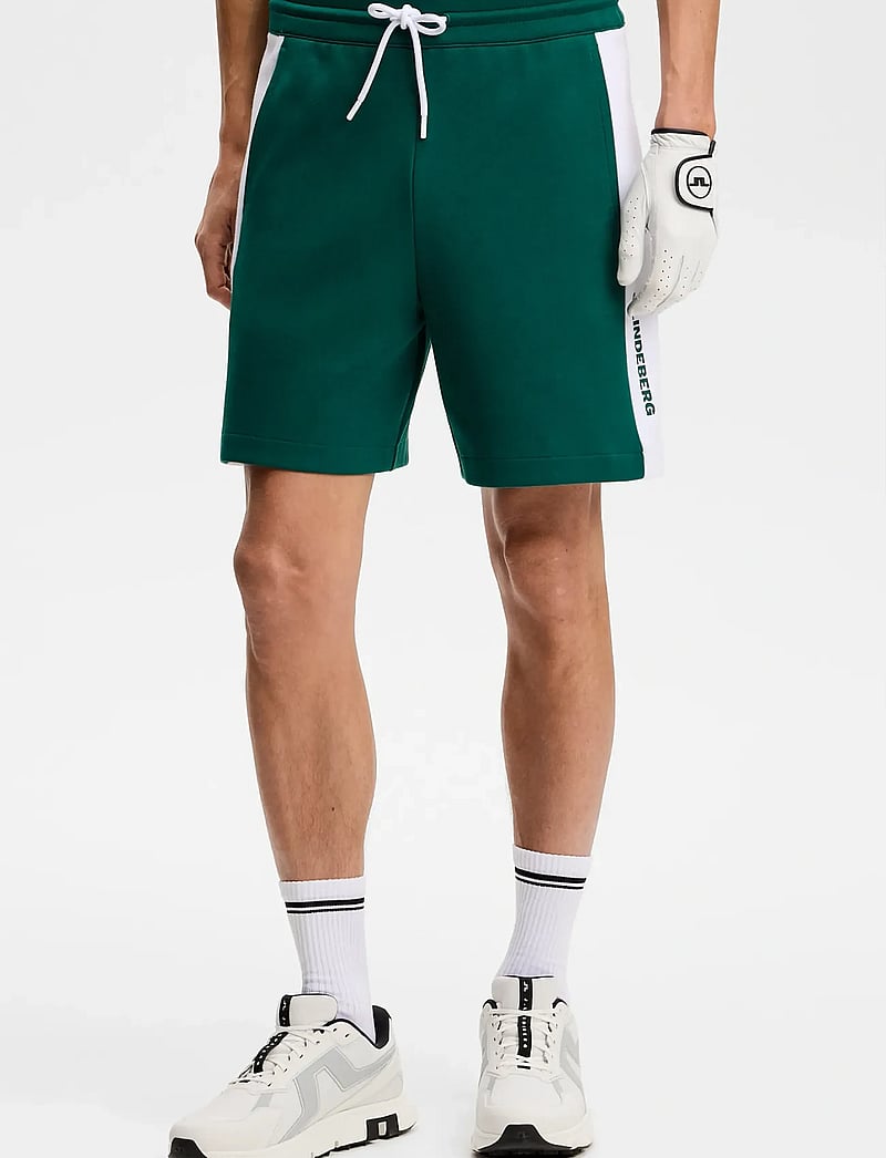 J. Lindeberg - Gusta Tour Sweat Shorts - hosen - forest biome - 0