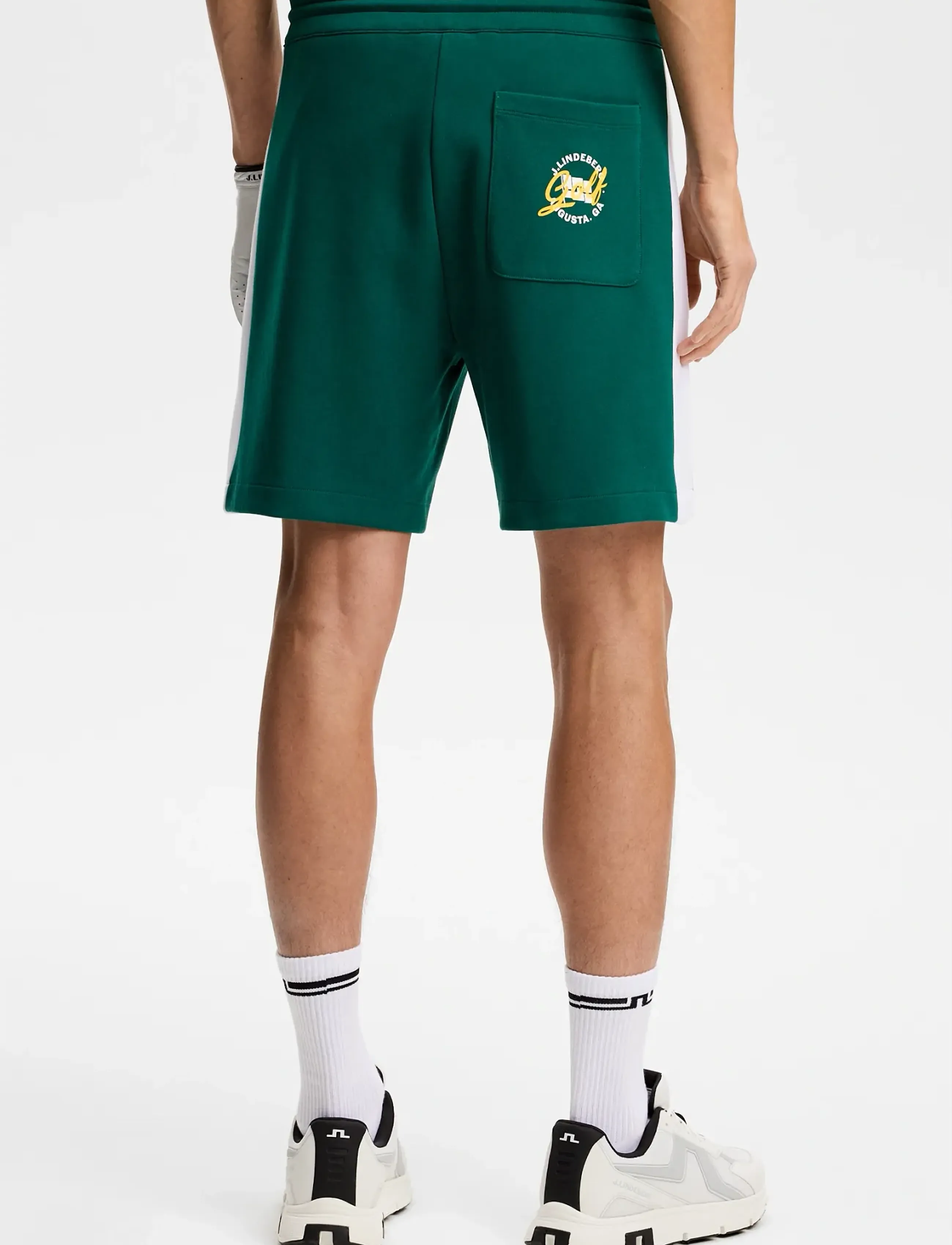 J. Lindeberg - Gusta Tour Sweat Shorts - püksid - forest biome - 2