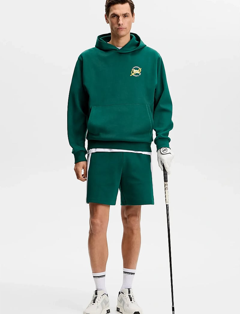 J. Lindeberg - Gusta Tour Sweat Shorts - hosen - forest biome - 3