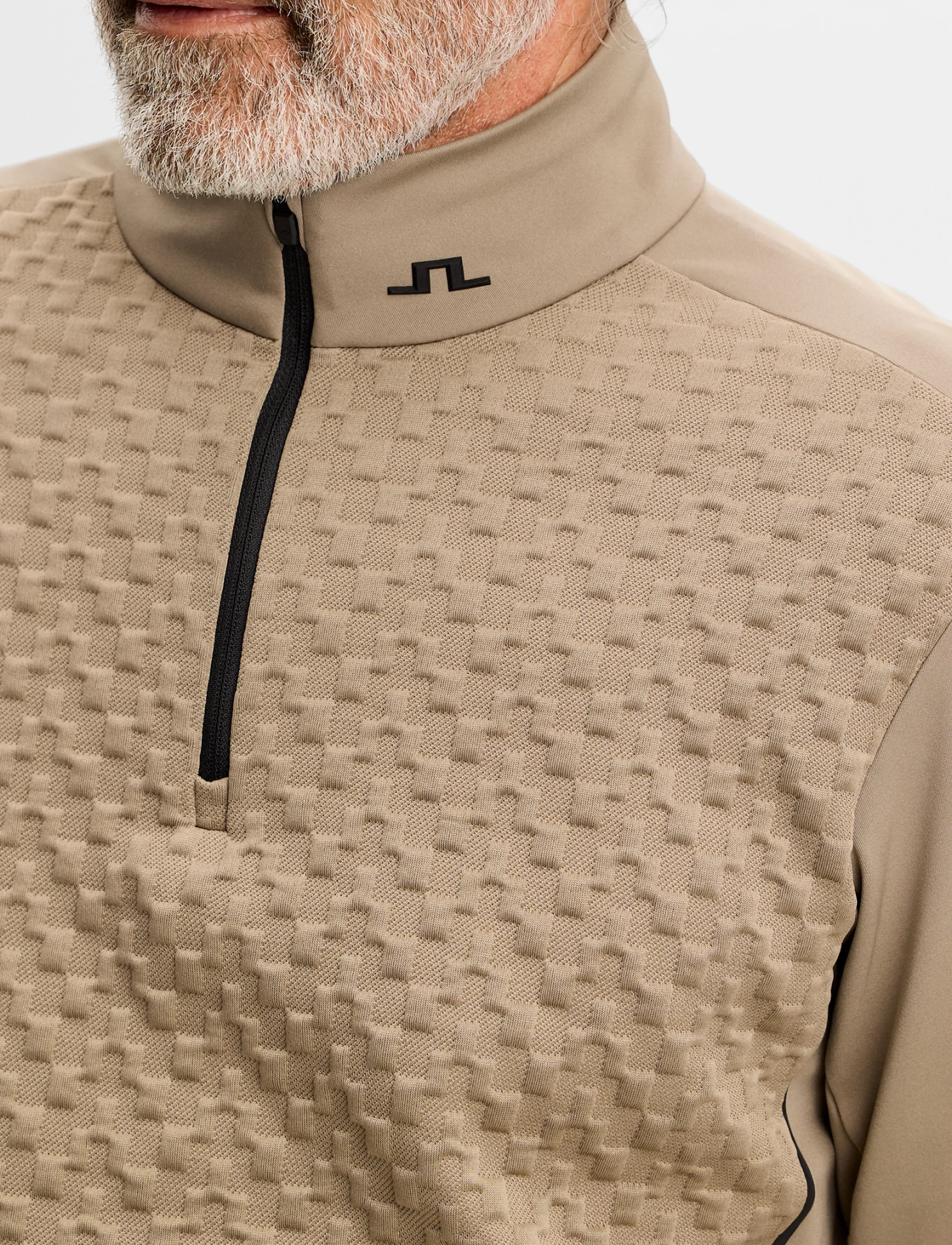 J. Lindeberg - LASSY QUARTER ZIP MID LAYER - fleeces & midlayers - brindle - 5