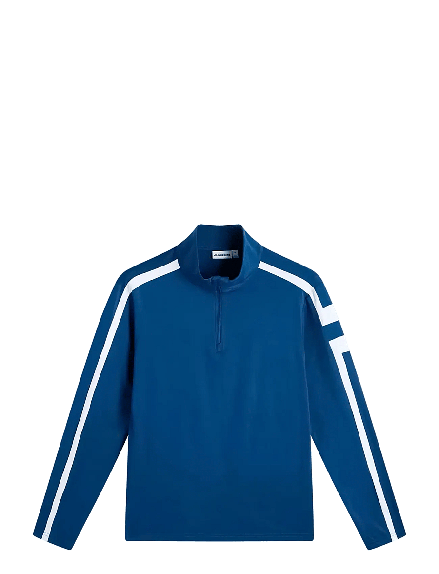 J. Lindeberg - Keaton Quarter Zip Mid Layer - fleece & mellanlager - estate blue - 1