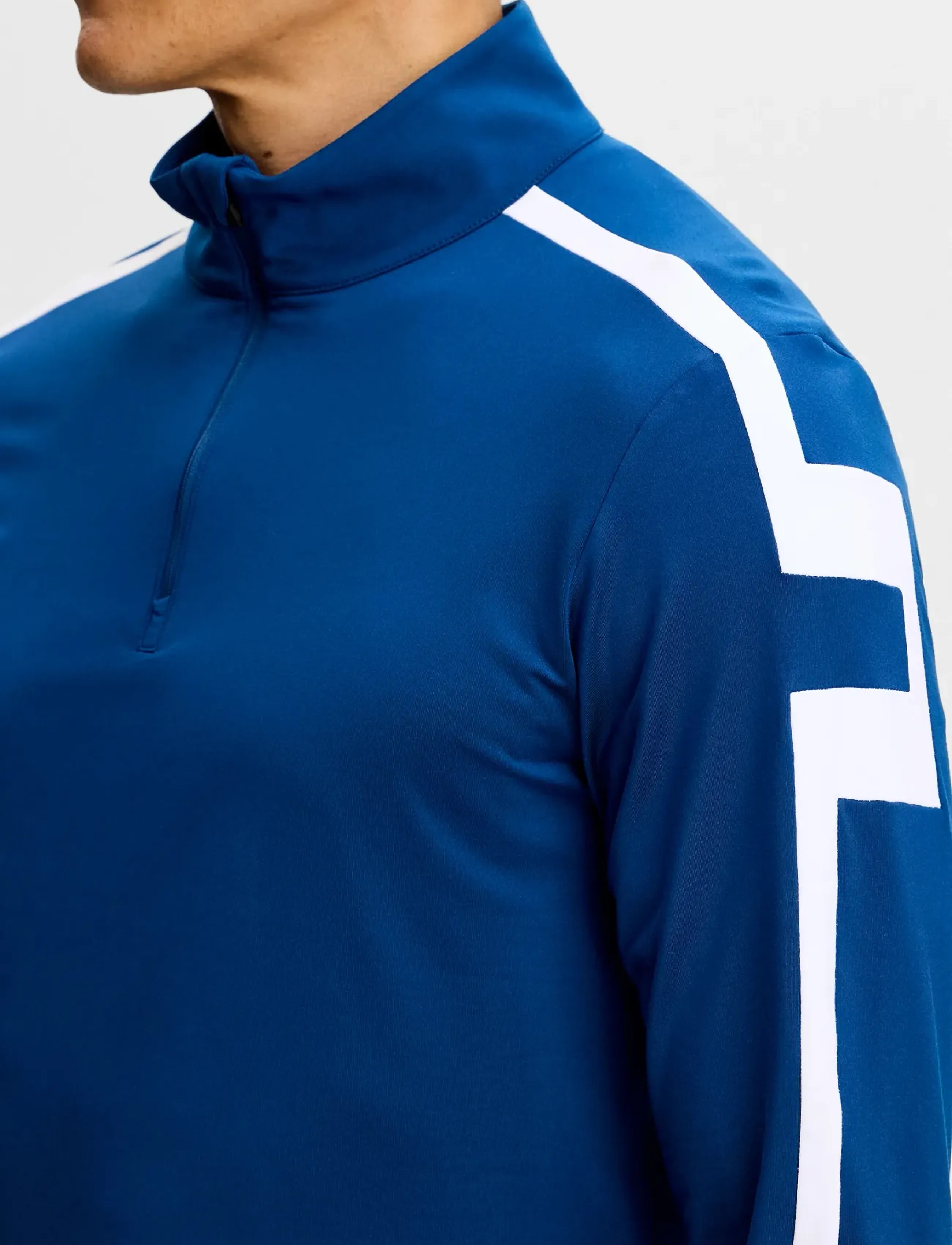 J. Lindeberg - Keaton Quarter Zip Mid Layer - fleece & mellanlager - estate blue - 4