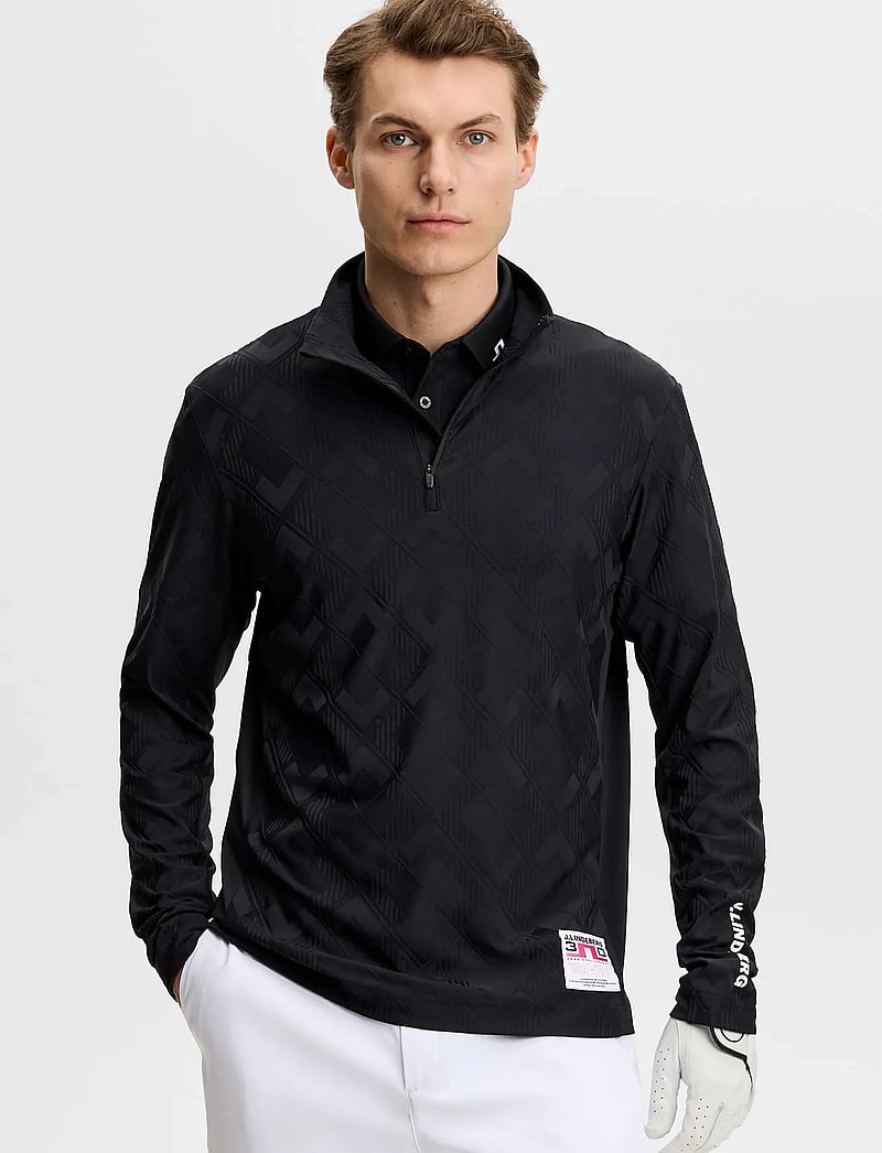 J. Lindeberg - 30Y Matthew Midlayer - fleece og mellemlag - black - 0