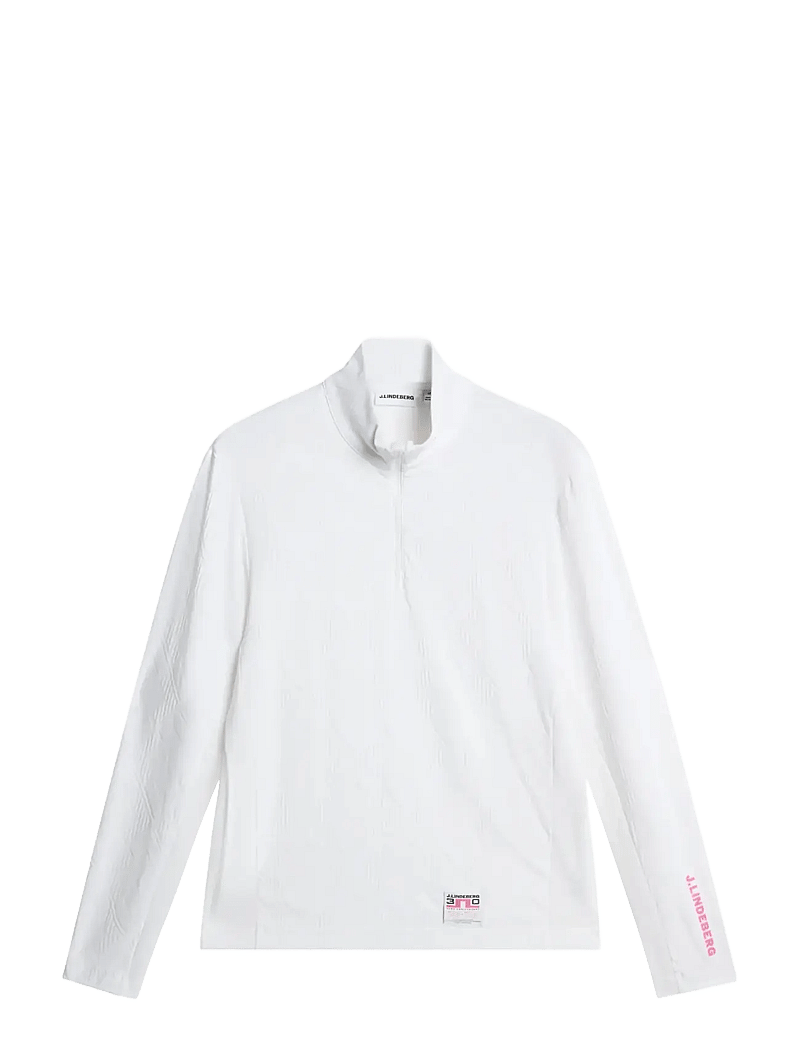 J. Lindeberg - 30Y Matthew Midlayer - fleece og mellemlag - white - 1