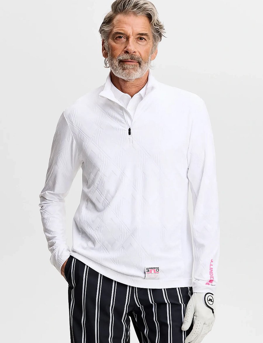 J. Lindeberg - 30Y Matthew Midlayer - fleece & midlayer - white - 0