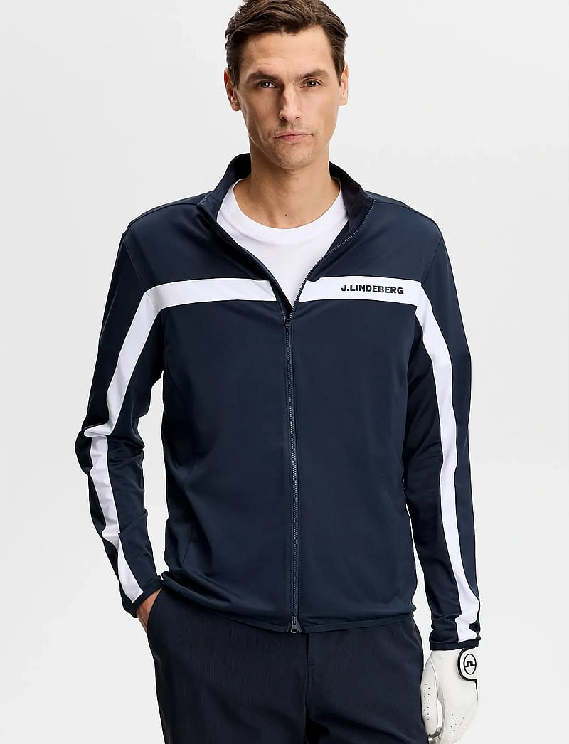 J. Lindeberg - Jarvis Mid Layer - frühlingsjacken - jl navy - 0