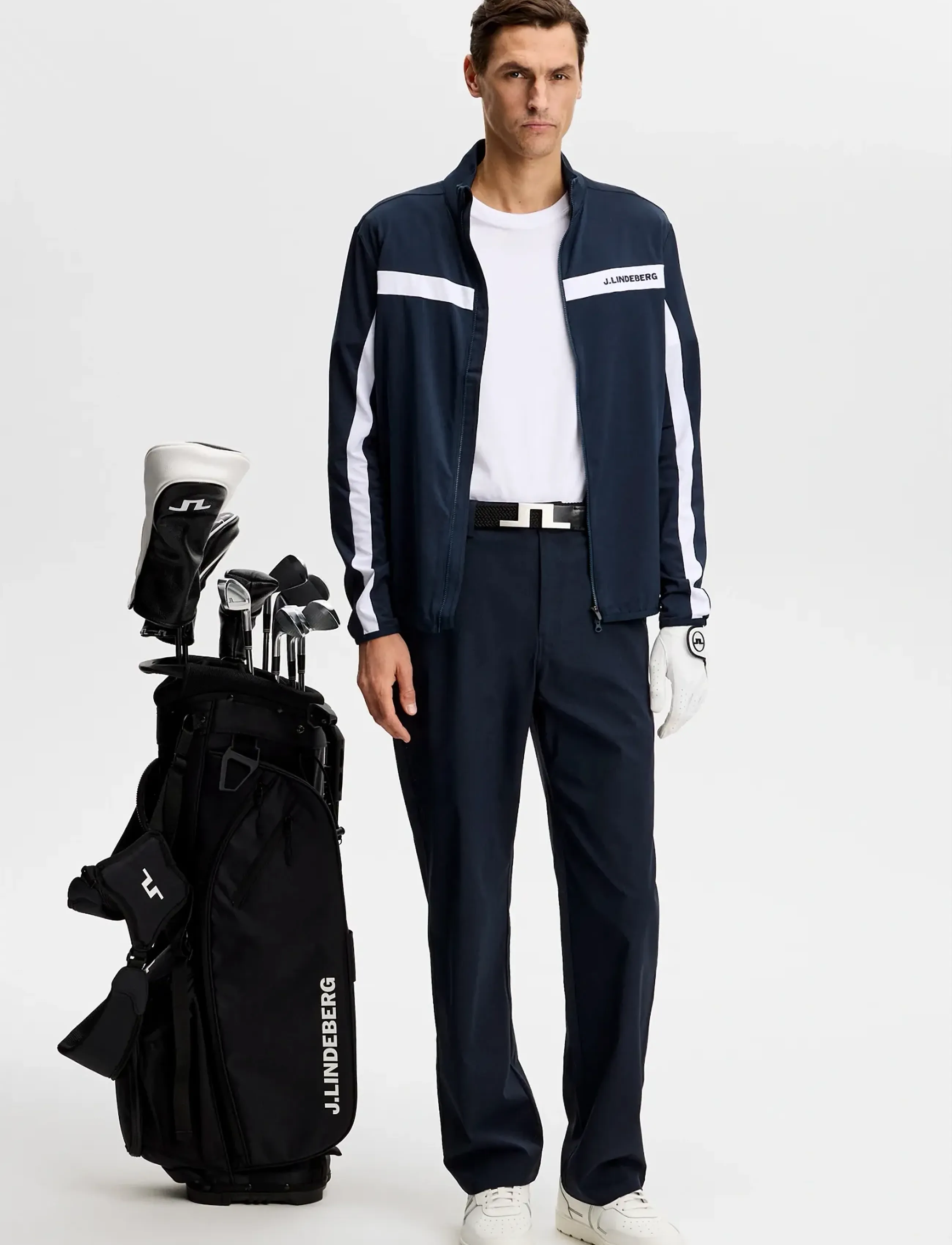 J. Lindeberg - Jarvis Mid Layer - spring jackets - jl navy - 4