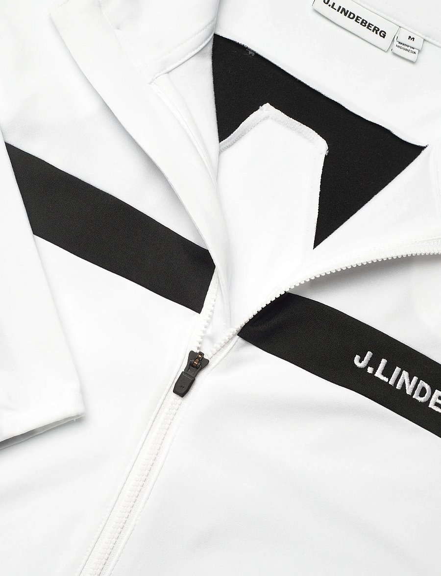 J. Lindeberg - Jarvis Mid Layer - frühlingsjacken - white - 5