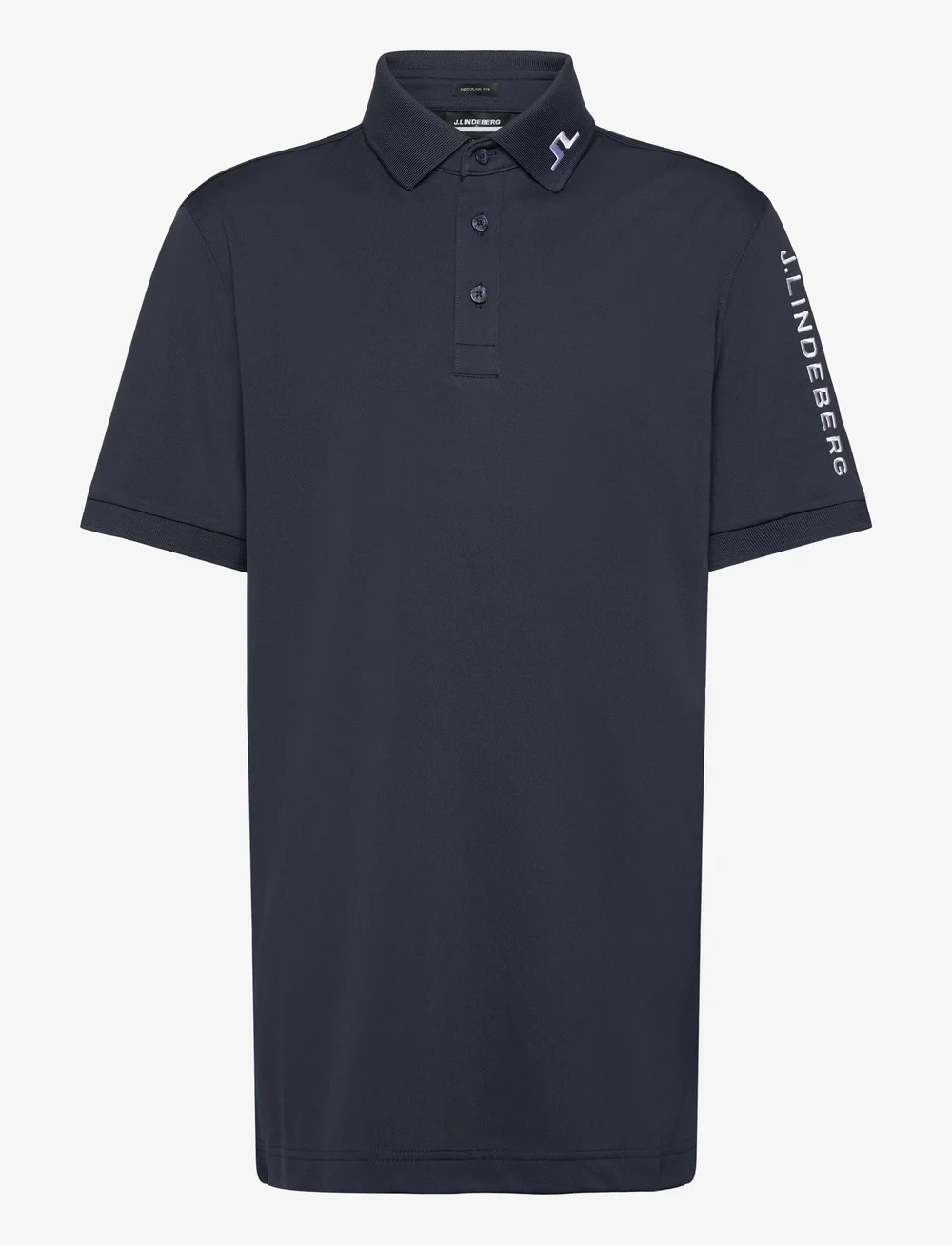 J. Lindeberg - Tour Tech Reg Fit Golf Polo - toppar & t-shirts - jl navy - 1