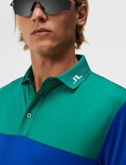 J. Lindeberg - Jeff  Reg Fit Polo - t-shirts - proud peacock - 5