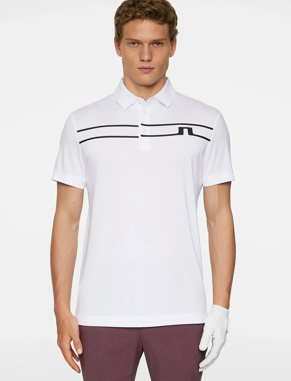 J. Lindeberg - Klas Polo - oberteile & t-shirts - white - 0