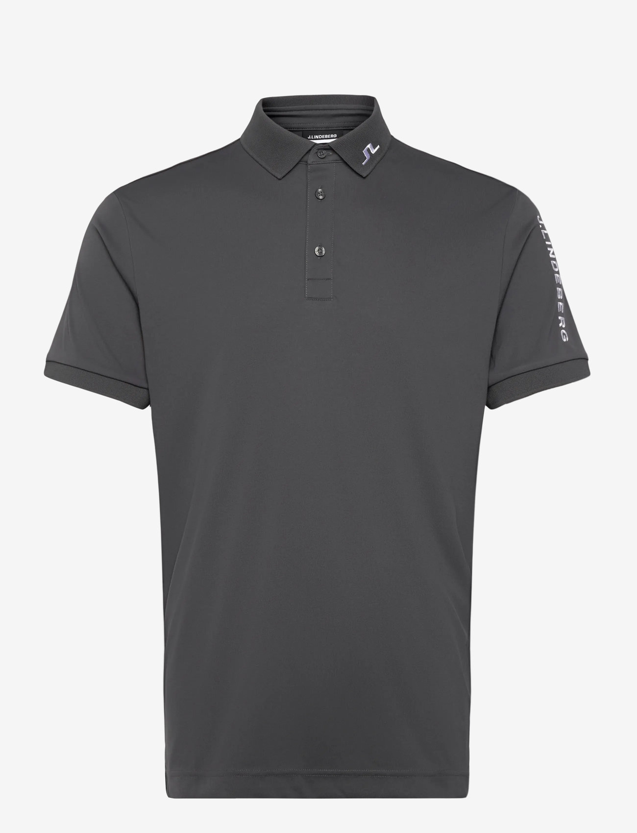J. Lindeberg - Tour Tech Polo - oberteile & t-shirts - asphalt - 1