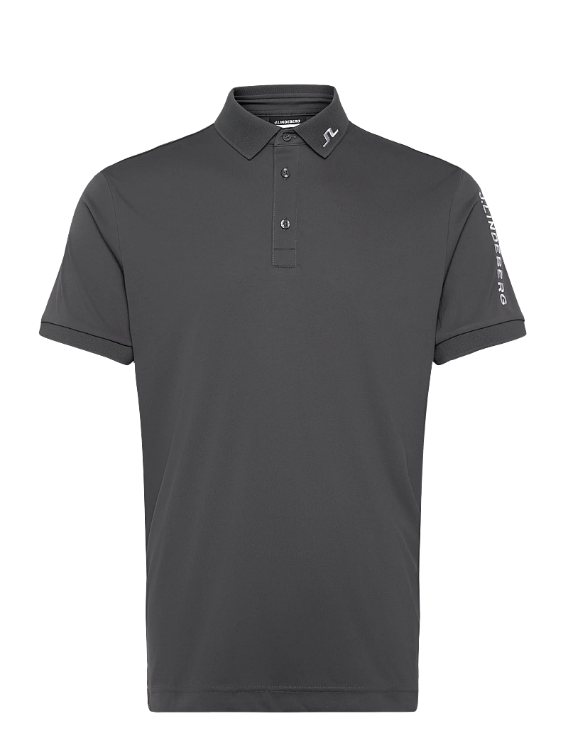 J. Lindeberg - Tour Tech Polo - oberteile & t-shirts - asphalt - 1