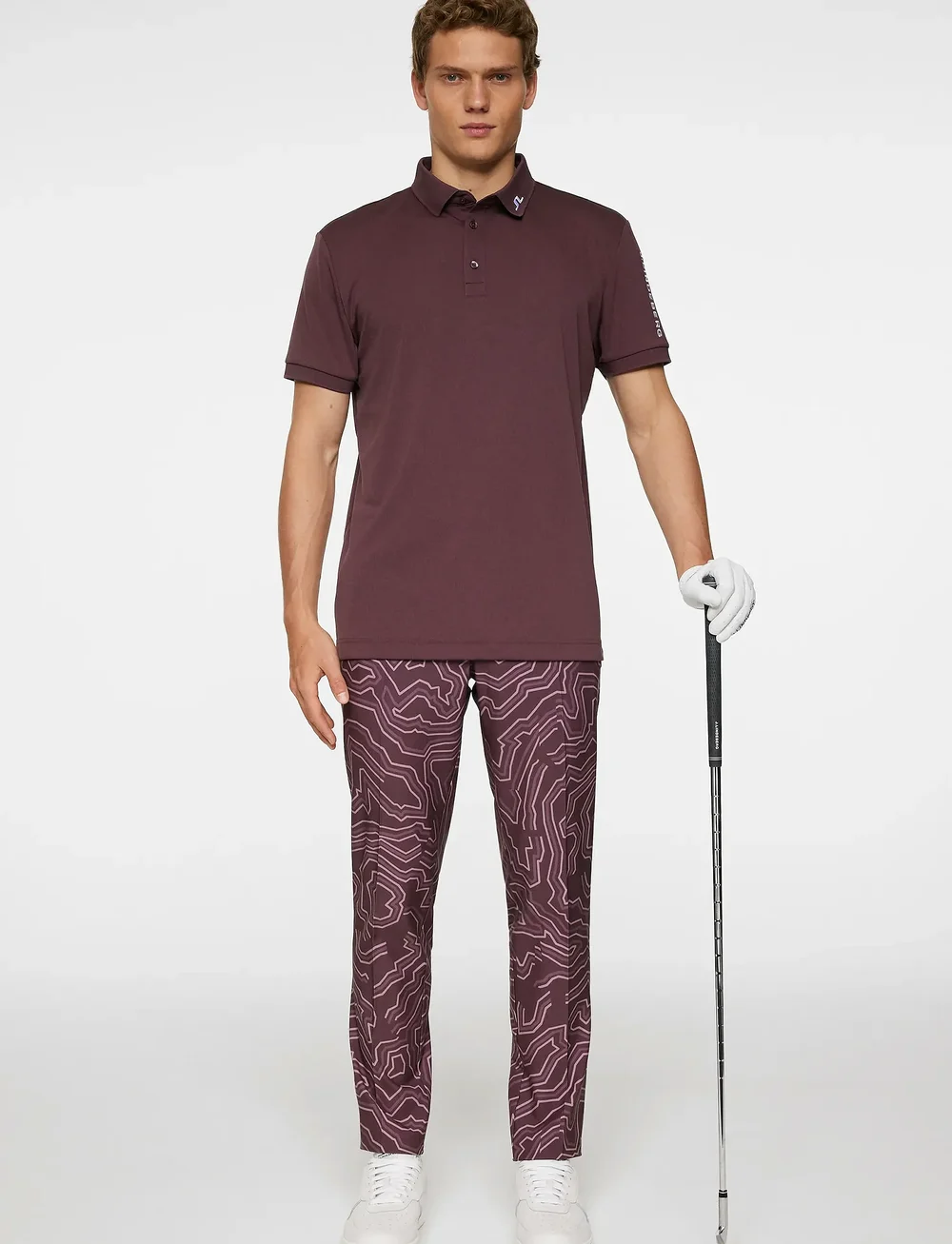 J. Lindeberg - Tour Tech Polo - toppar & t-shirts - huckleberry - 4