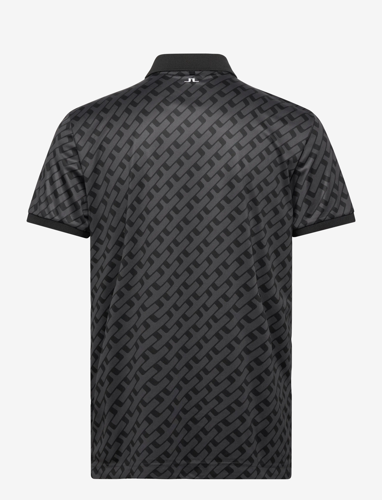 J. Lindeberg - Tour Tech Print Polo - tour geo tonal black m - 2