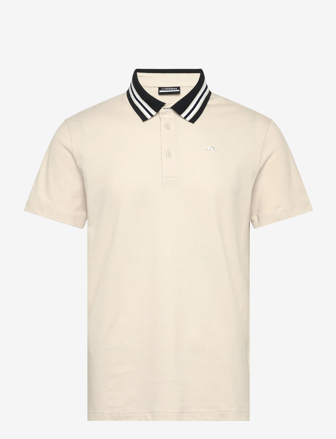 J. Lindeberg - Bjorn Polo - toppar & t-shirts - moonbeam - 1