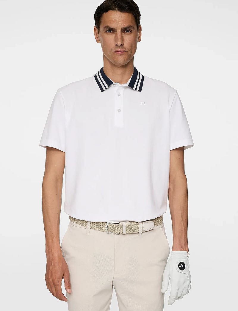 J. Lindeberg - Bjorn Polo - piqueskjorter - white - 0