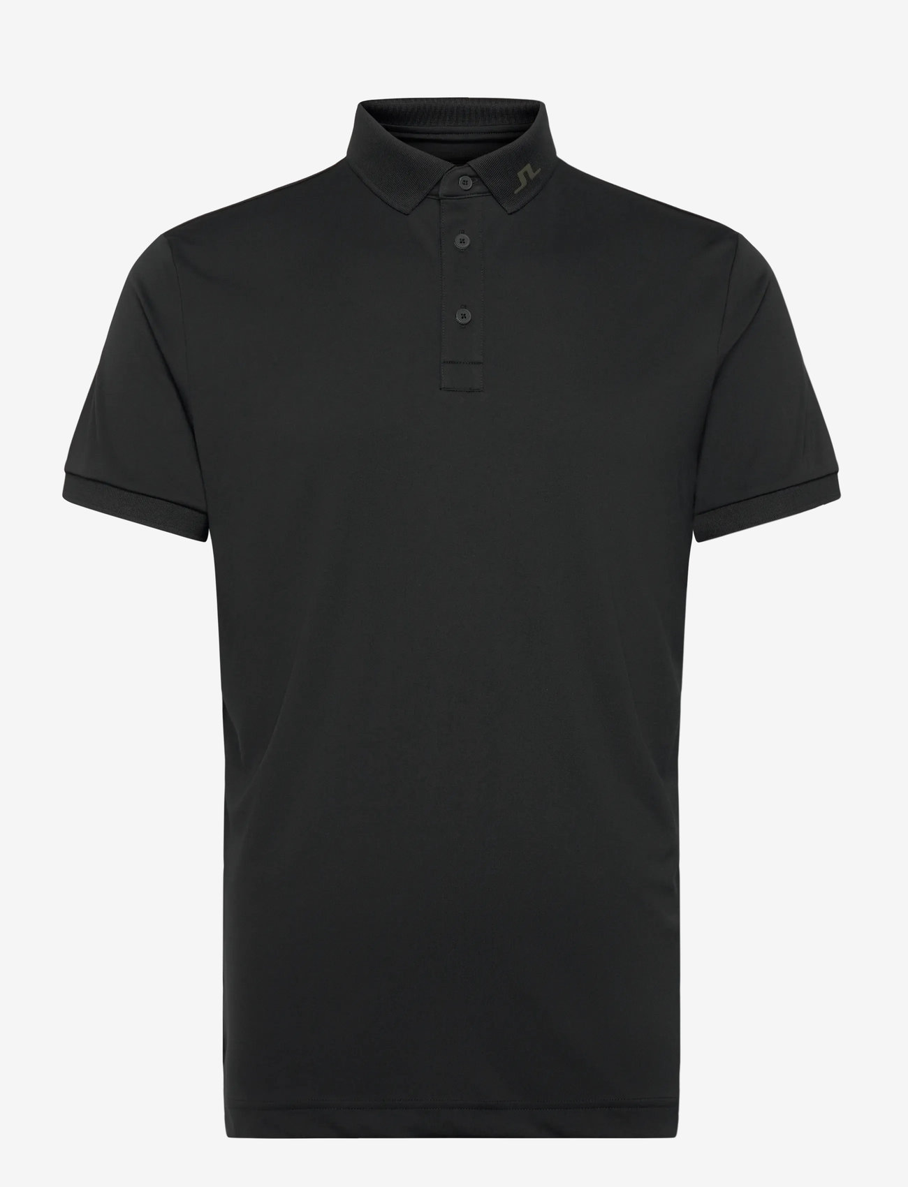 J. Lindeberg - KV Print Polo - toppar & t-shirts - black - 1