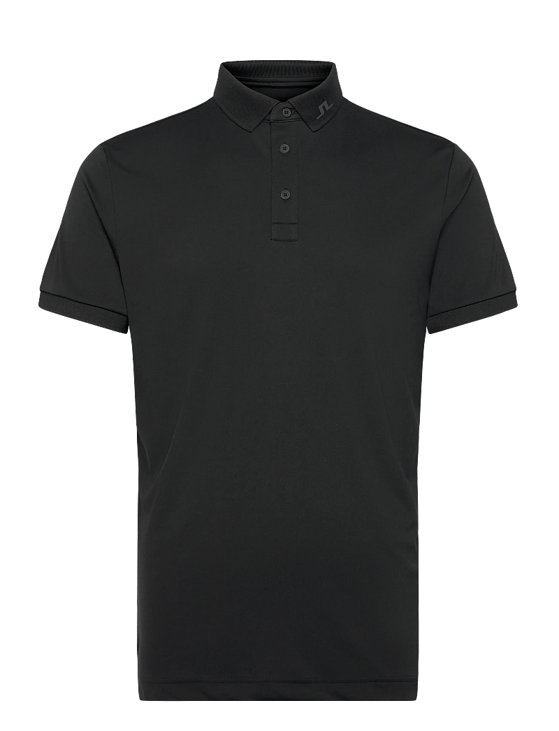 J. Lindeberg - KV Print Polo - alussärgid ja t-särgid - black - 1
