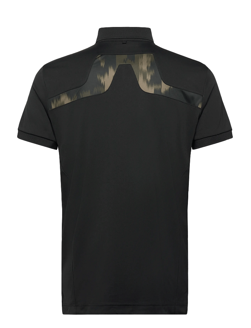 J. Lindeberg - KV Print Polo - alussärgid ja t-särgid - black - 2