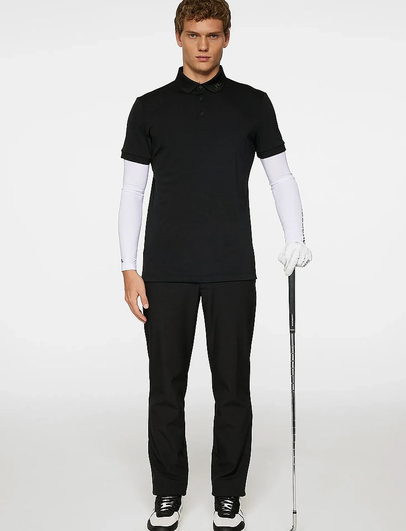 J. Lindeberg - KV Print Polo - alussärgid ja t-särgid - black - 4