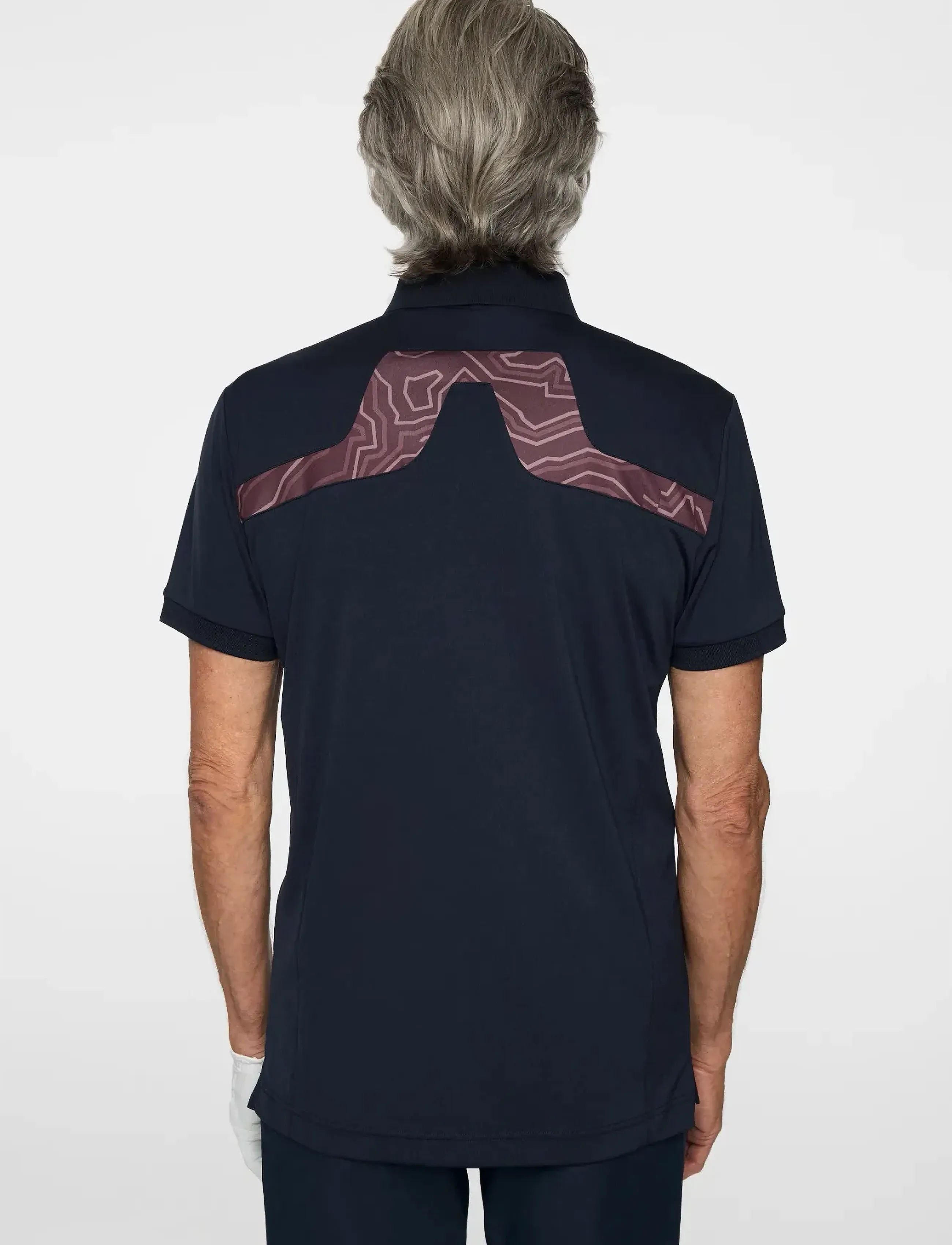J. Lindeberg - KV Print Polo - toppar & t-shirts - jl navy - 3