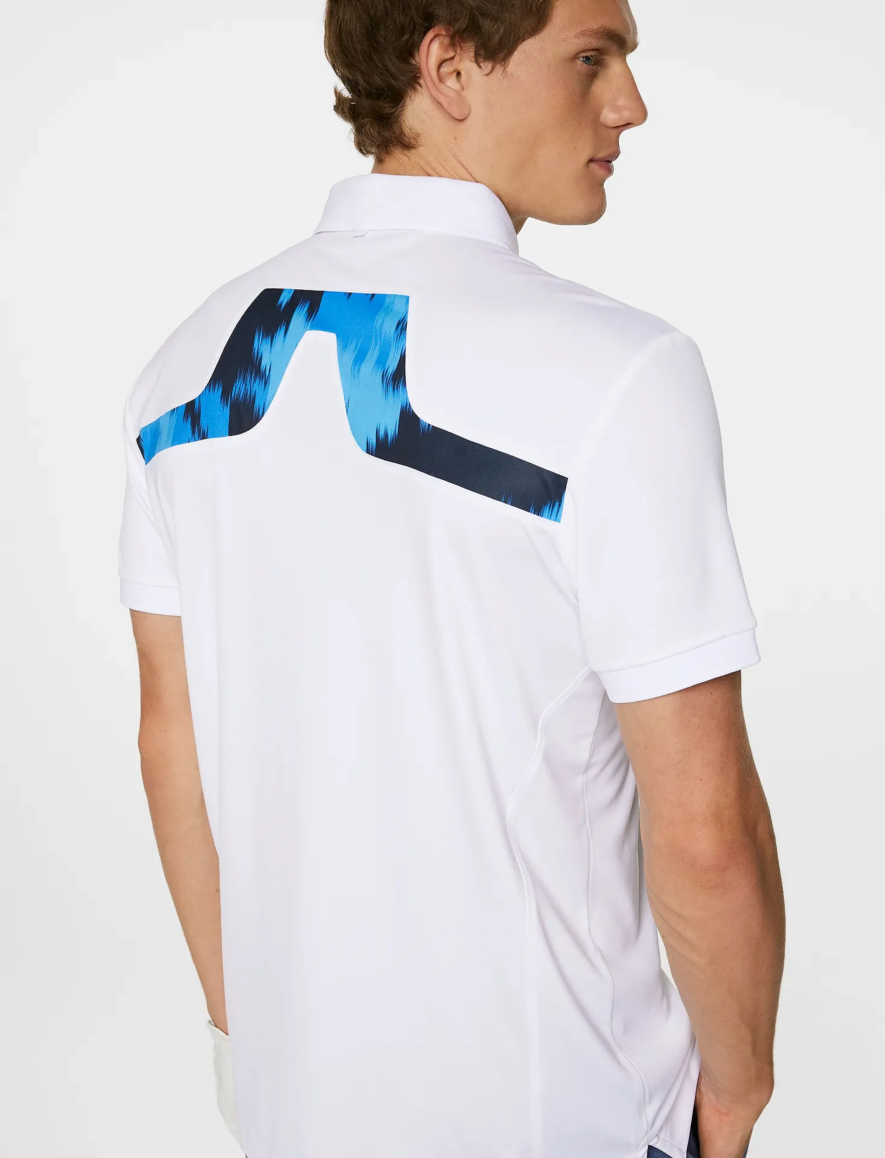J. Lindeberg - KV Print Polo - polos - white - 5