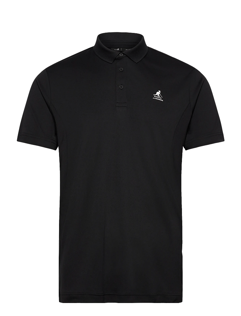 J. Lindeberg - Jason Polo - toppe & t-shirts - black - 1