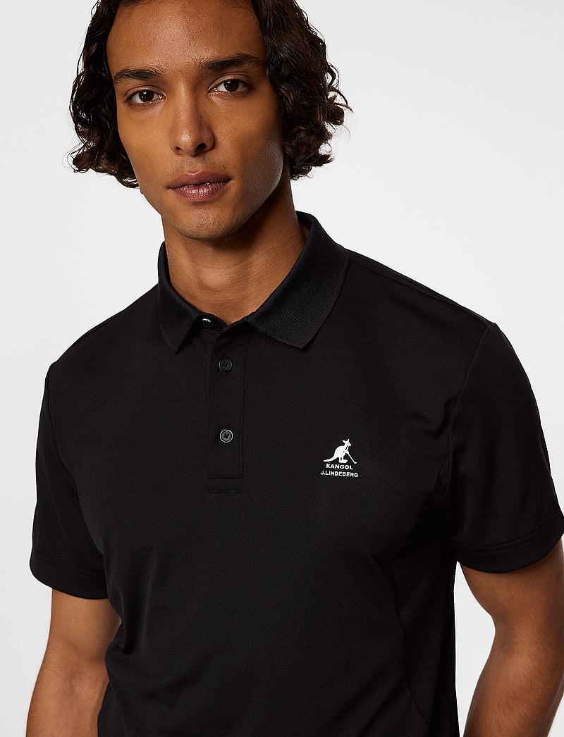 J. Lindeberg - Jason Polo - toppe & t-shirts - black - 5