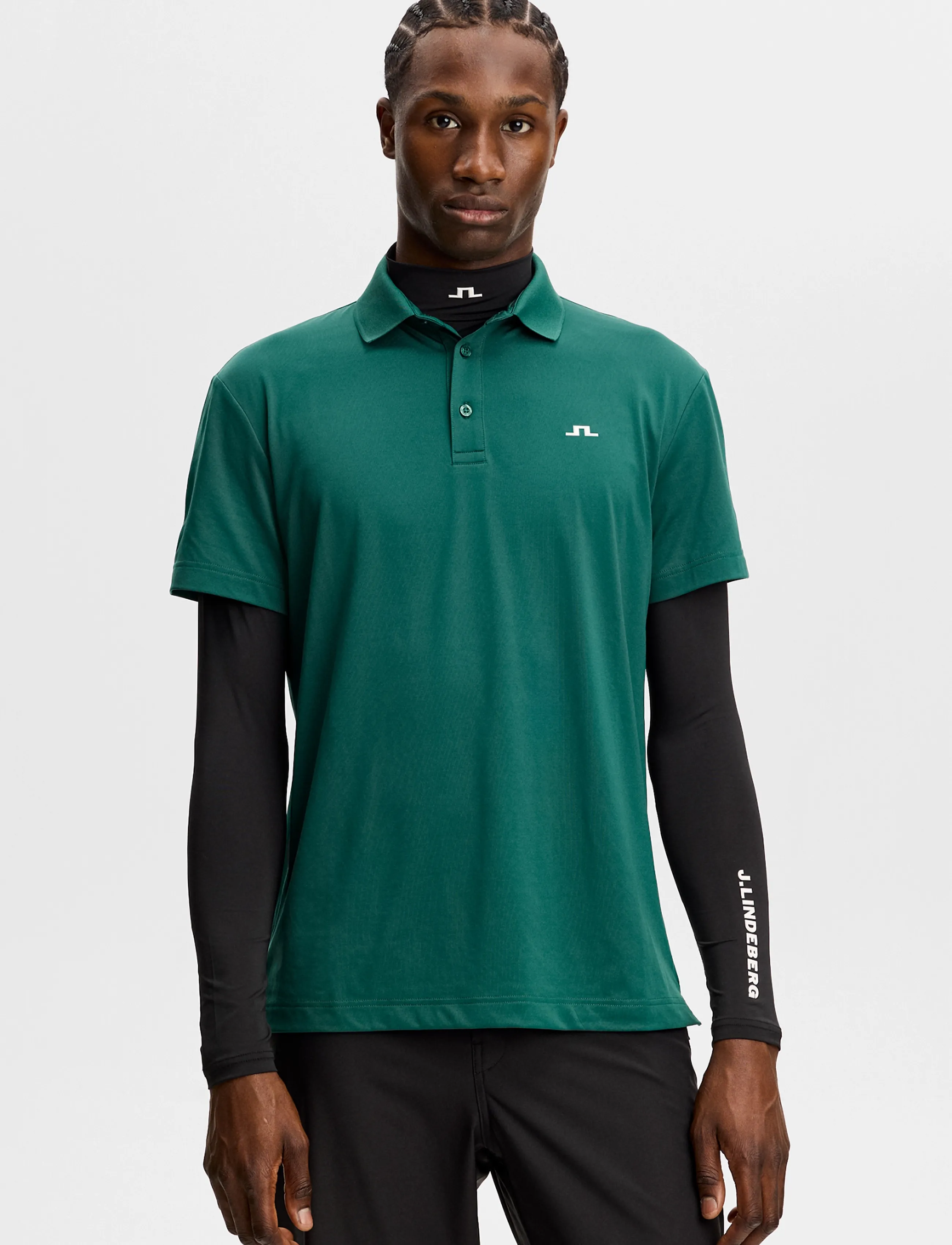 J. Lindeberg BRIDGE POLO - J.Lindeberg - FOREST BIOME / green