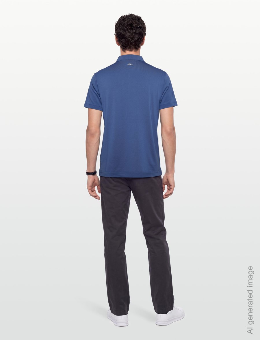 J. Lindeberg - Bridge Polo - toppar & t-shirts - set sail - 4