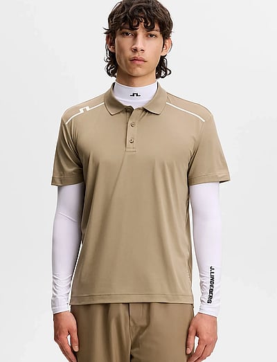 J. Lindeberg Lionel Polo - Polos - BRINDLE / beige