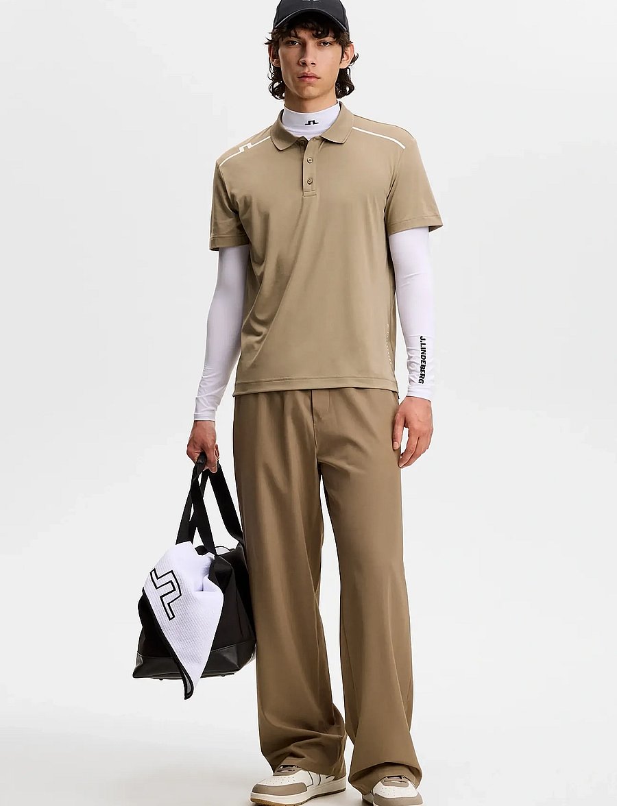 J. Lindeberg - Lionel Polo - oberteile & t-shirts - brindle - 4