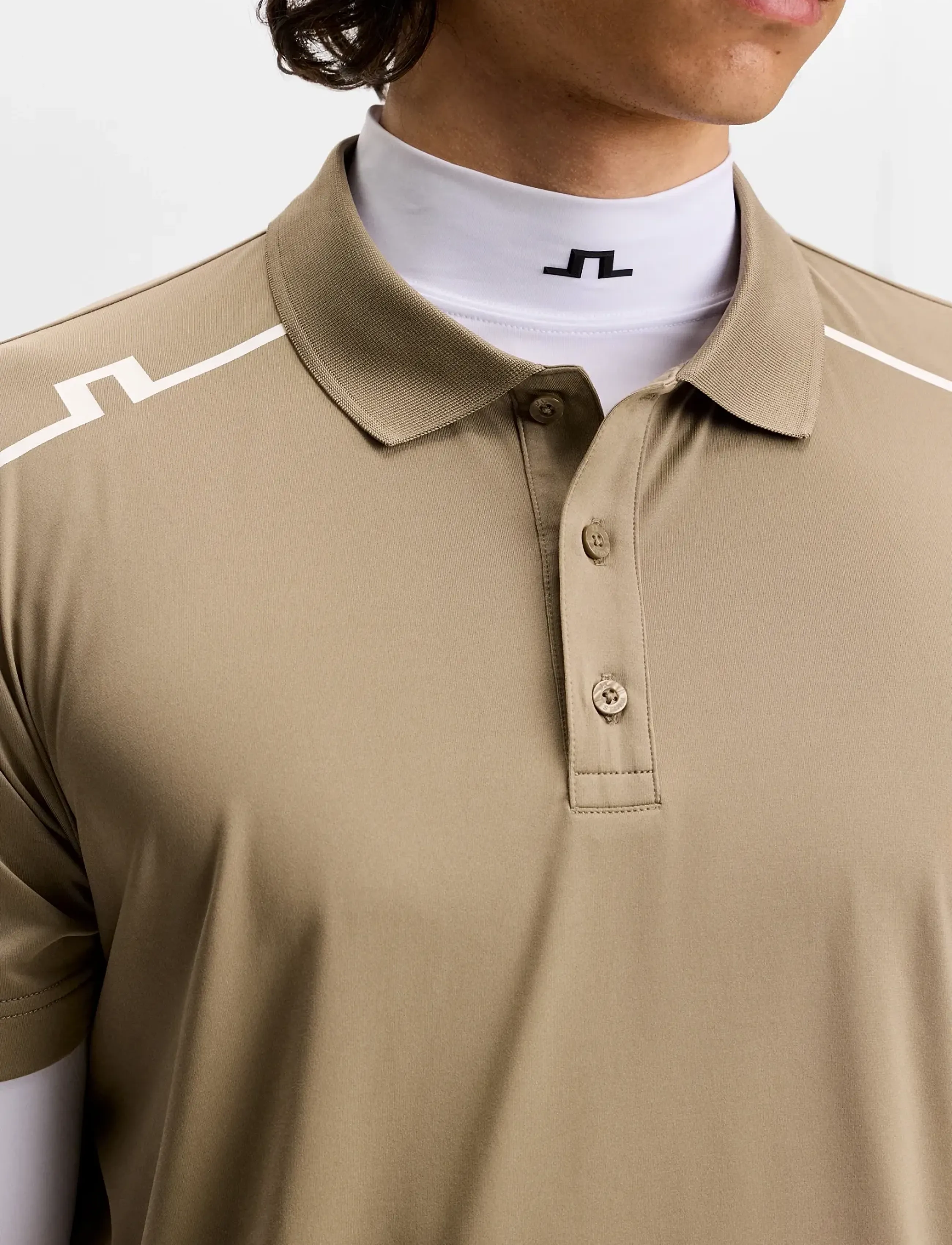 J. Lindeberg - Lionel Polo - oberteile & t-shirts - brindle - 5