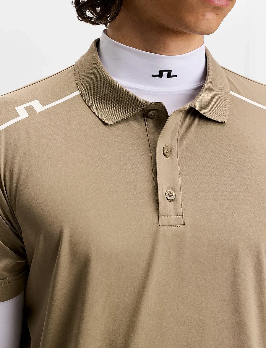 J. Lindeberg - Lionel Polo - oberteile & t-shirts - brindle - 5