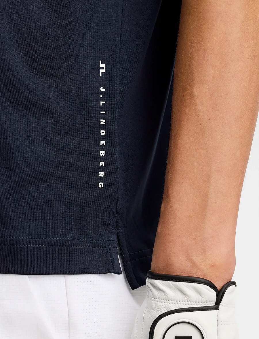 J. Lindeberg - Lionel Polo - oberteile & t-shirts - jl navy - 5