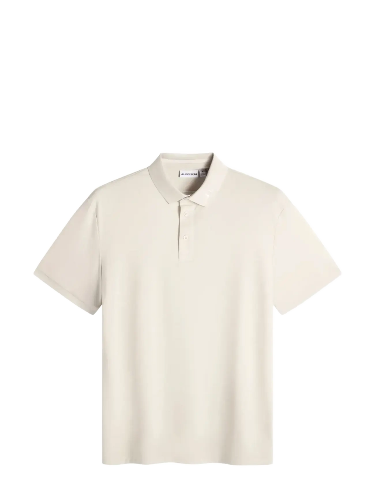 J. Lindeberg KV Polo - Kläder - MOONBEAM / cream