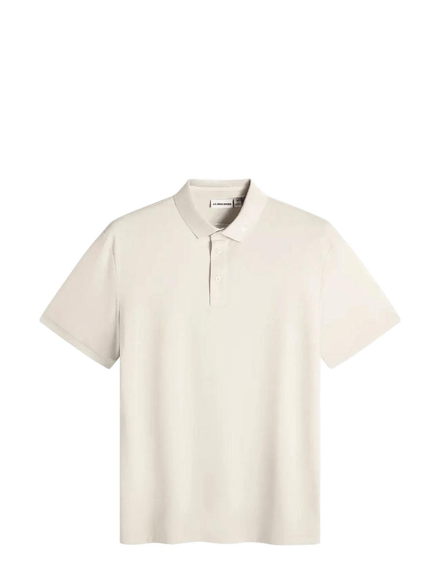 J. Lindeberg - KV Polo - toppar & t-shirts - moonbeam - 1
