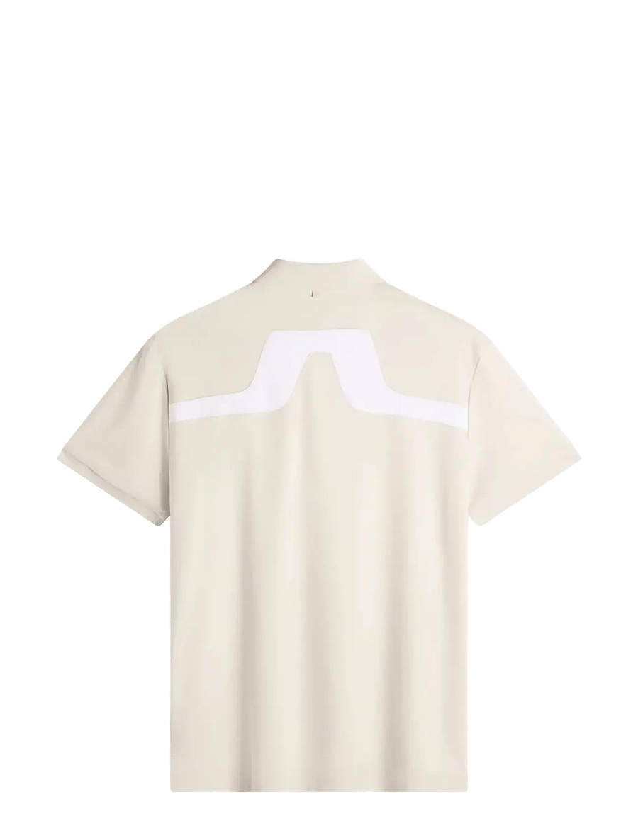 J. Lindeberg - KV Polo - toppar & t-shirts - moonbeam - 2