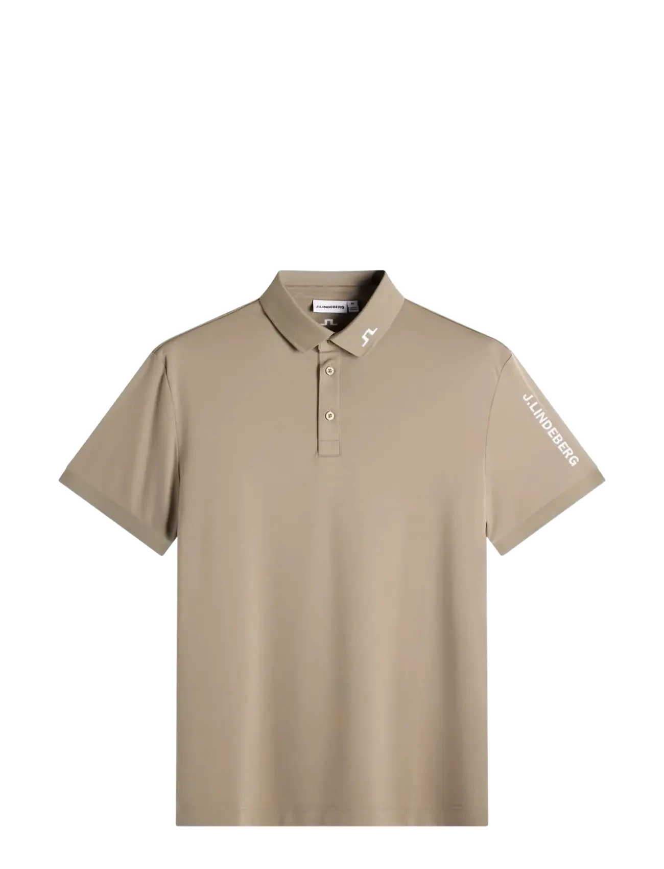 J. Lindeberg Tour Tech Polo - Poloer - BRINDLE / beige