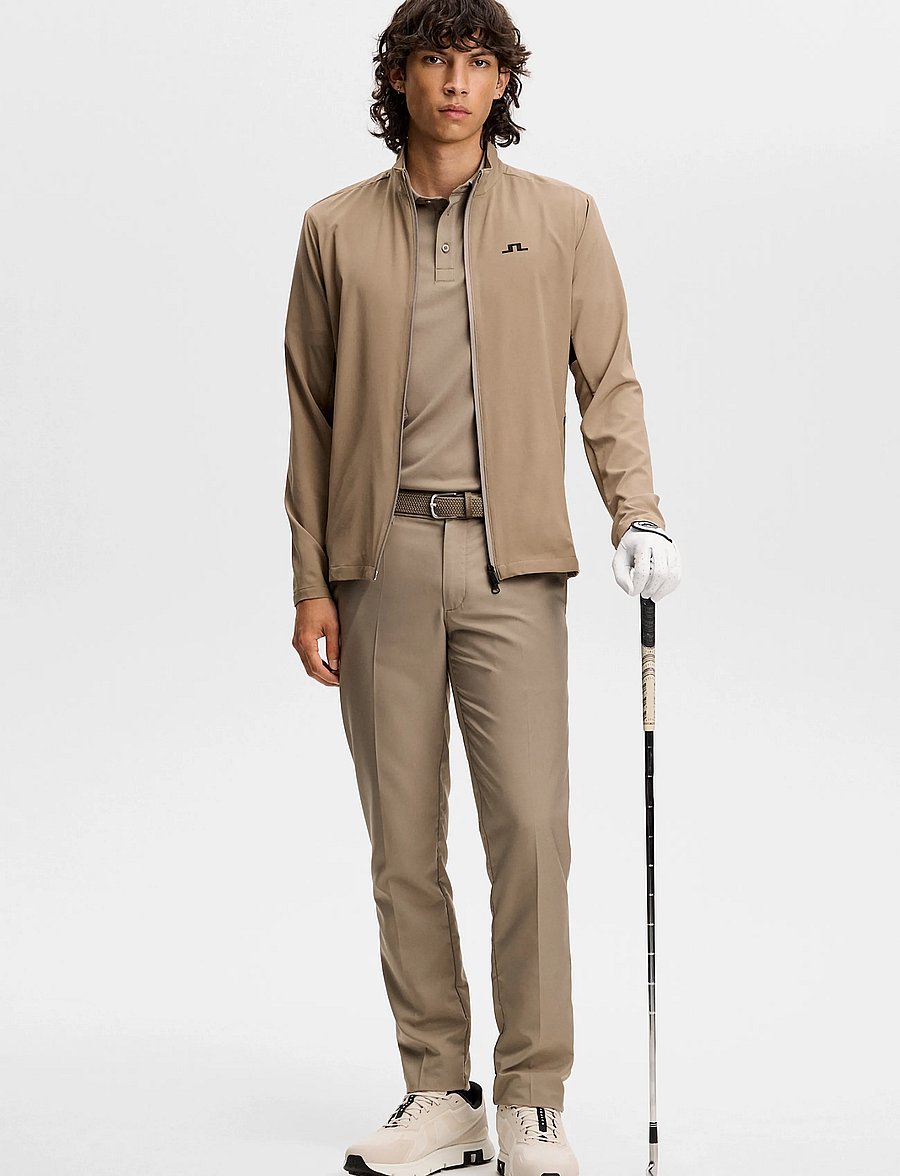J. Lindeberg - TOUR TECH POLO - oberteile & t-shirts - brindle - 3