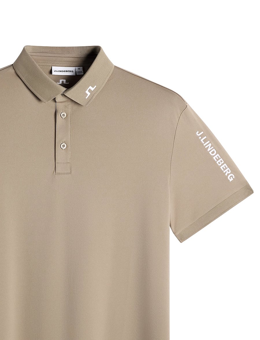 J. Lindeberg - TOUR TECH POLO - oberteile & t-shirts - brindle - 5