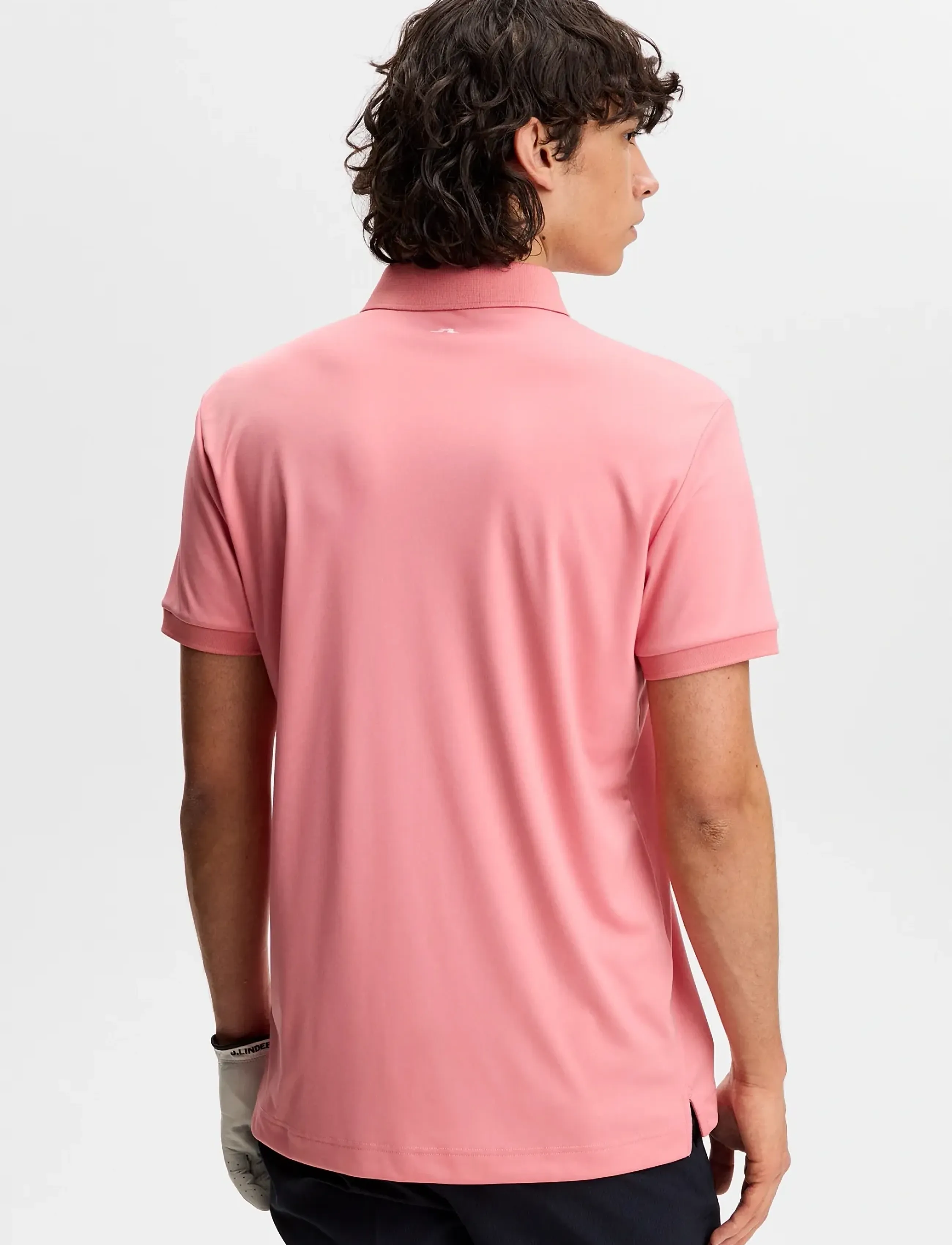 J. Lindeberg - Tour Tech Polo - toppar & t-shirts - flamingo plume - 2