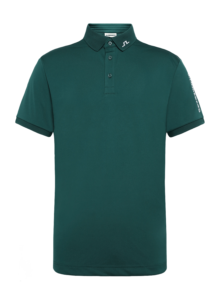 J. Lindeberg - TOUR TECH POLO - toppe & t-shirts - forest biome - 1