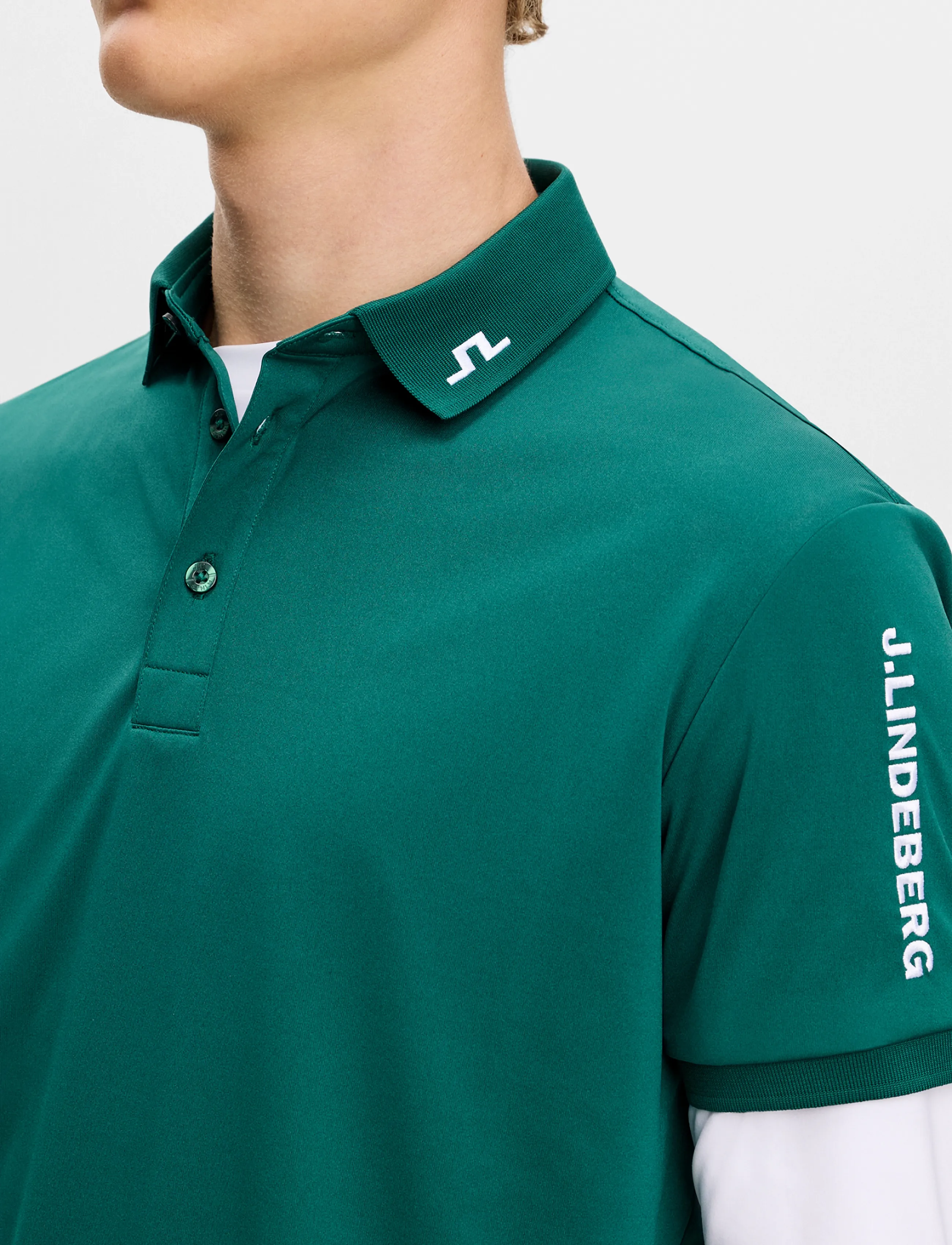J. Lindeberg - TOUR TECH POLO - polos - forest biome - 5