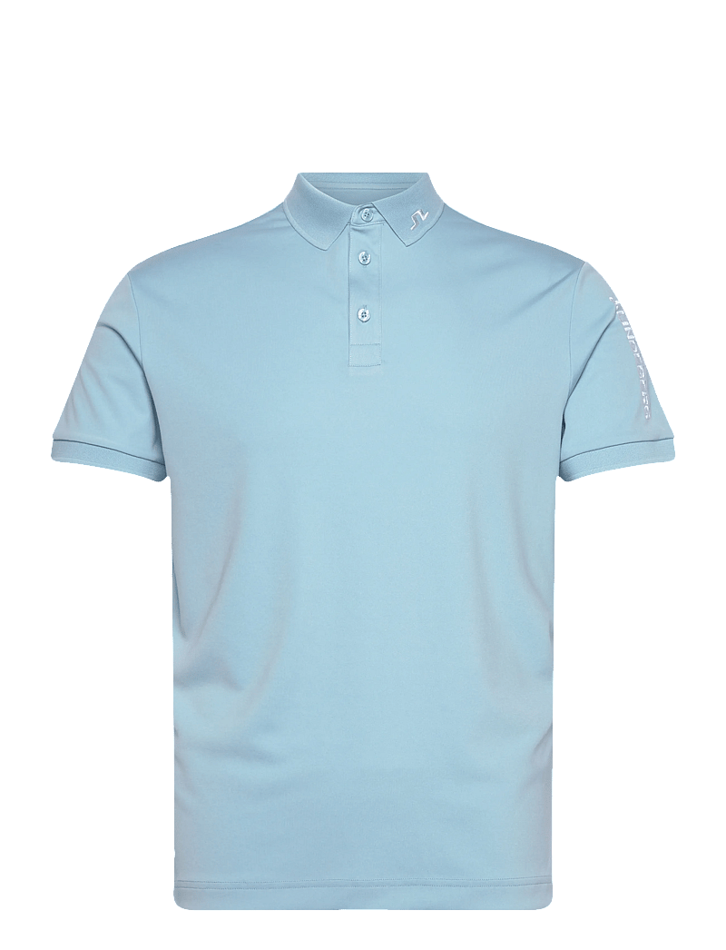 J. Lindeberg - Tour Tech Polo - toppe & t-shirts - forget-me-not - 1