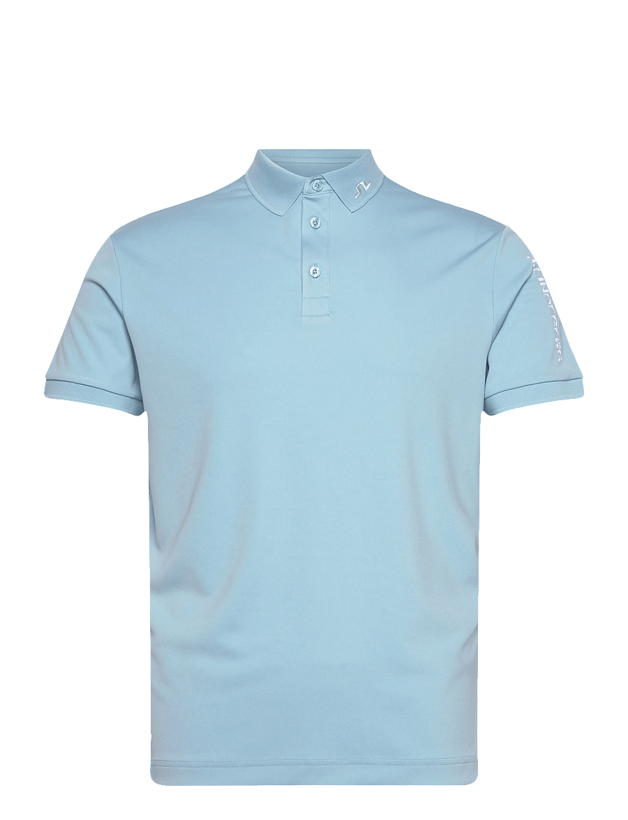 J. Lindeberg - Tour Tech Polo - oberteile & t-shirts - forget-me-not - 1