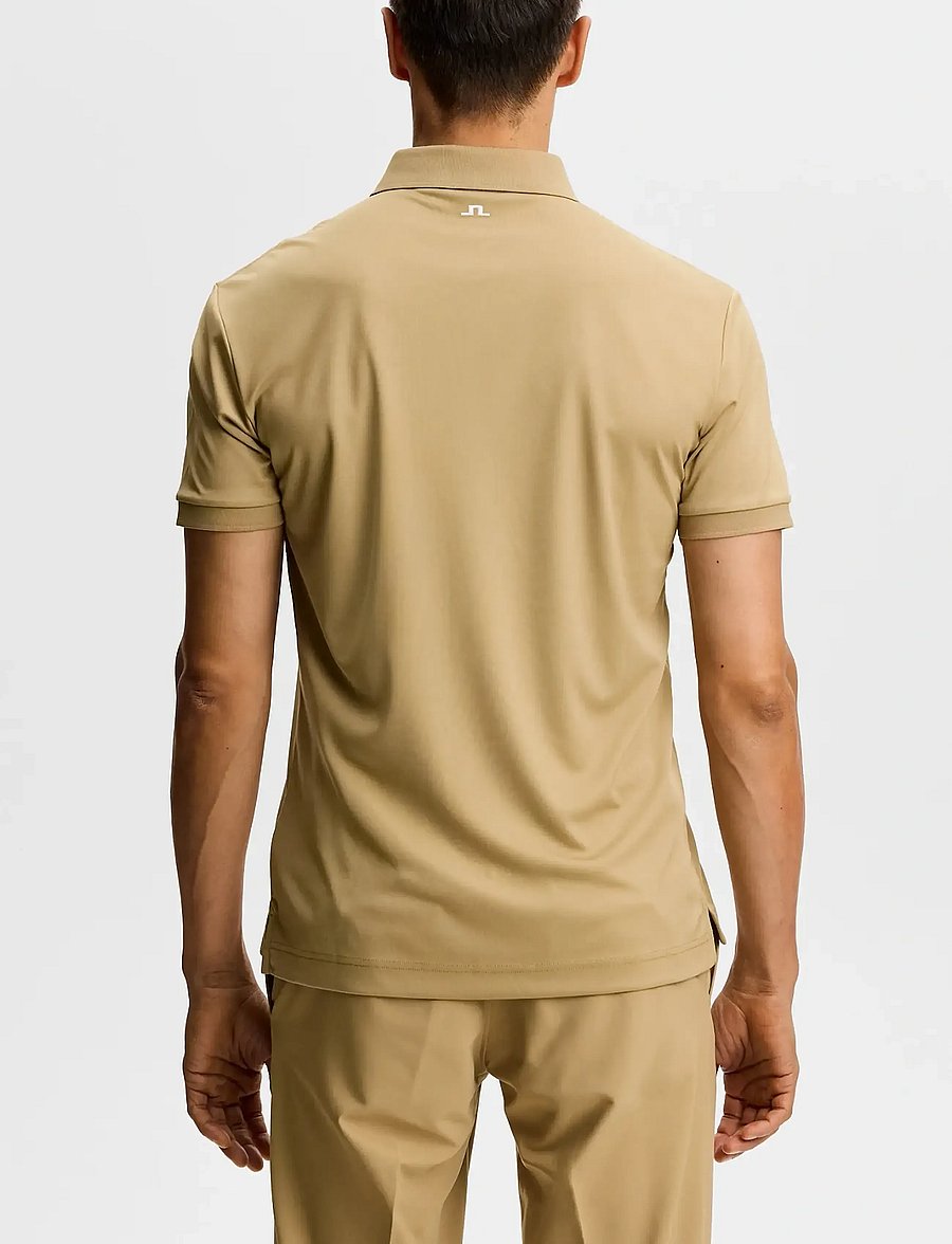 J. Lindeberg - Tour Tech Polo - oberteile & t-shirts - kelp - 2