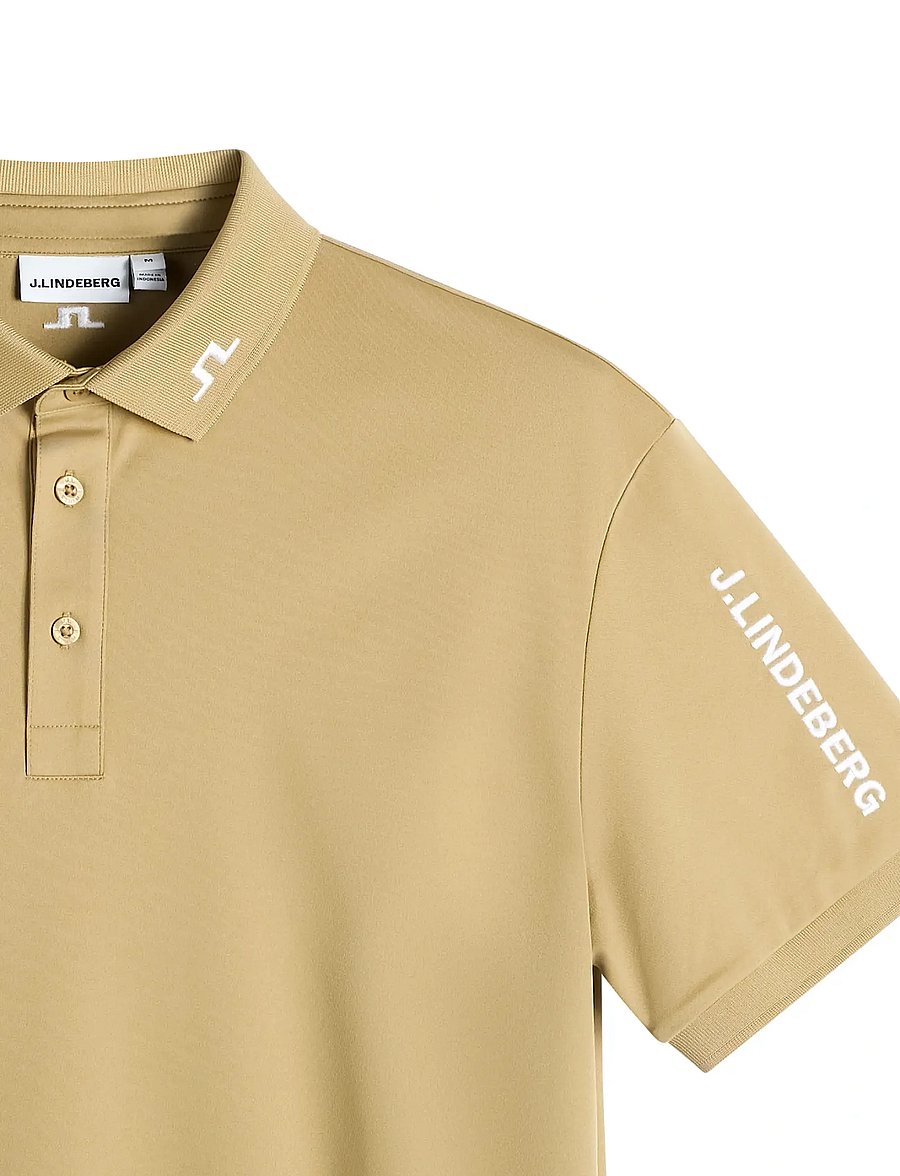 J. Lindeberg - Tour Tech Polo - oberteile & t-shirts - kelp - 5