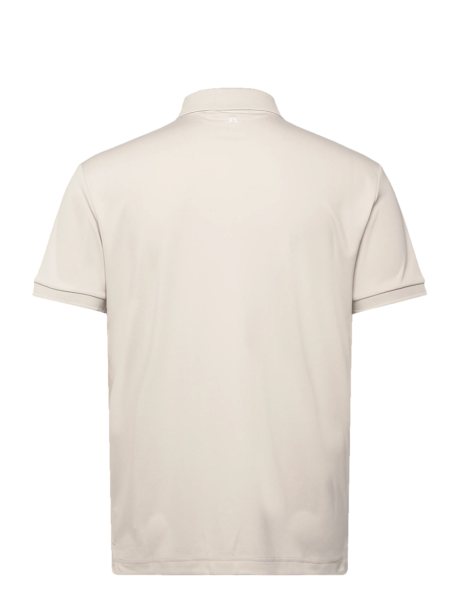 J. Lindeberg - Tour Tech Polo - toppar & t-shirts - moonbeam - 2
